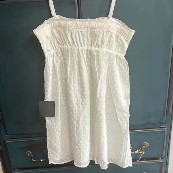 Lulu's White Textured Sleeveless Dress - Picture 4 of 4